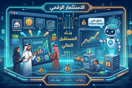 الاستثمار الرقمي: دليل شامل لبناء مصادر دخل في الاقتصاد الرقمي